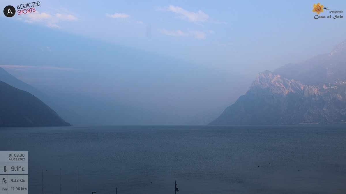 Archived image Webcam Lake Garda: Torbole