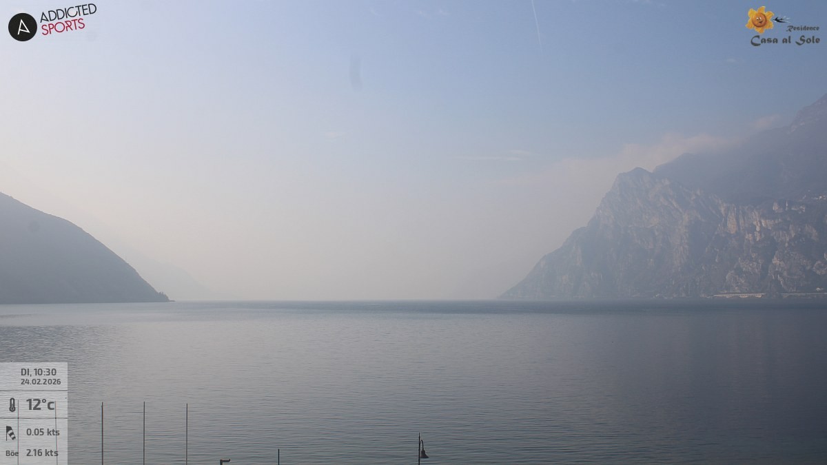 Archived image Webcam Lake Garda: Torbole