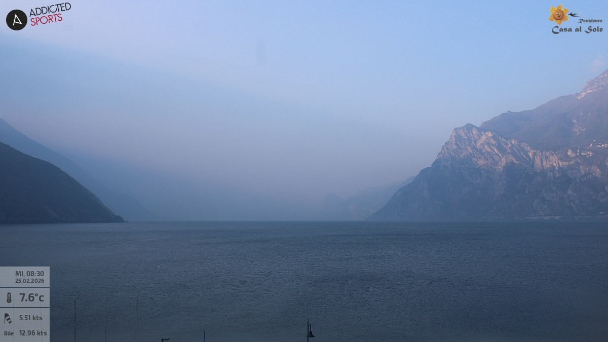 Archived image Webcam Lake Garda: Torbole