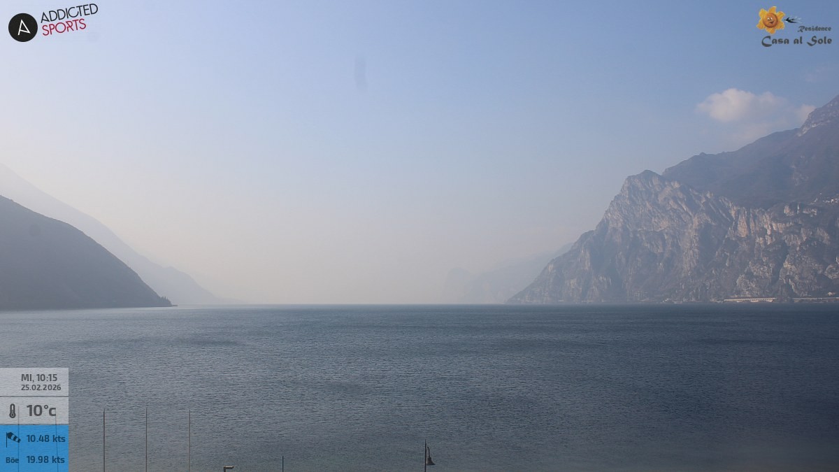Archived image Webcam Lake Garda: Torbole