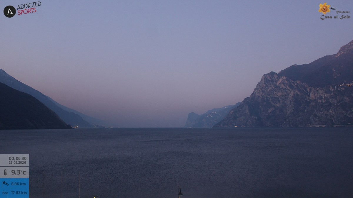Archived image Webcam Lake Garda: Torbole