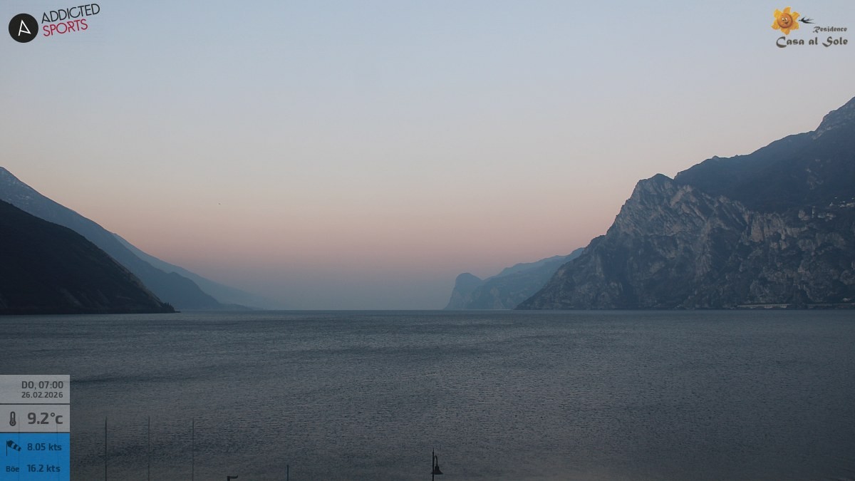 Archived image Webcam Lake Garda: Torbole