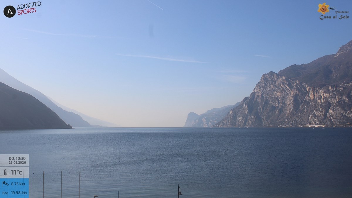 Archived image Webcam Lake Garda: Torbole