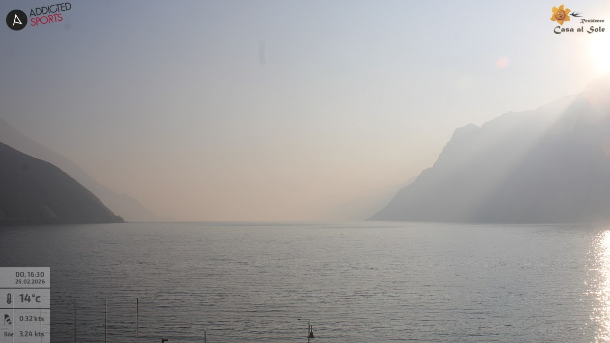 Archived image Webcam Lake Garda: Torbole