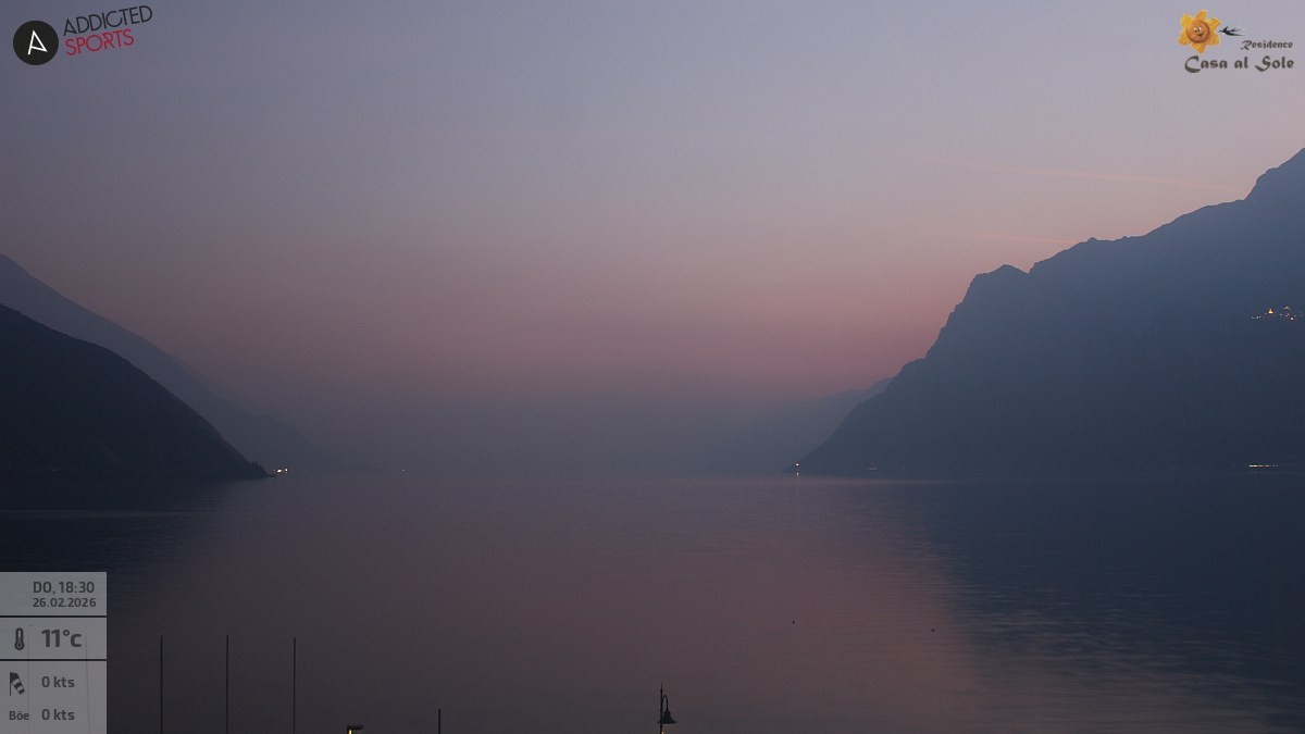 Archived image Webcam Lake Garda: Torbole