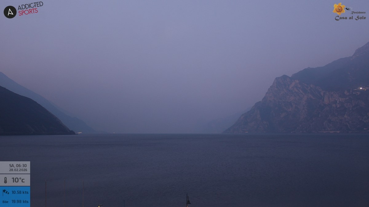 Archiv Foto Webcam Gardasee - Torbole