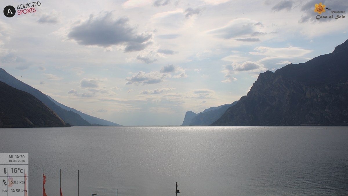 Archiv Foto Webcam Gardasee - Torbole