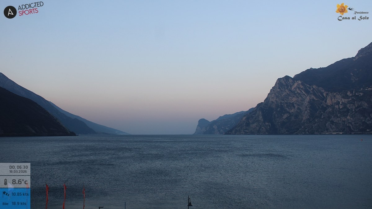 Archiv Foto Webcam Gardasee - Torbole