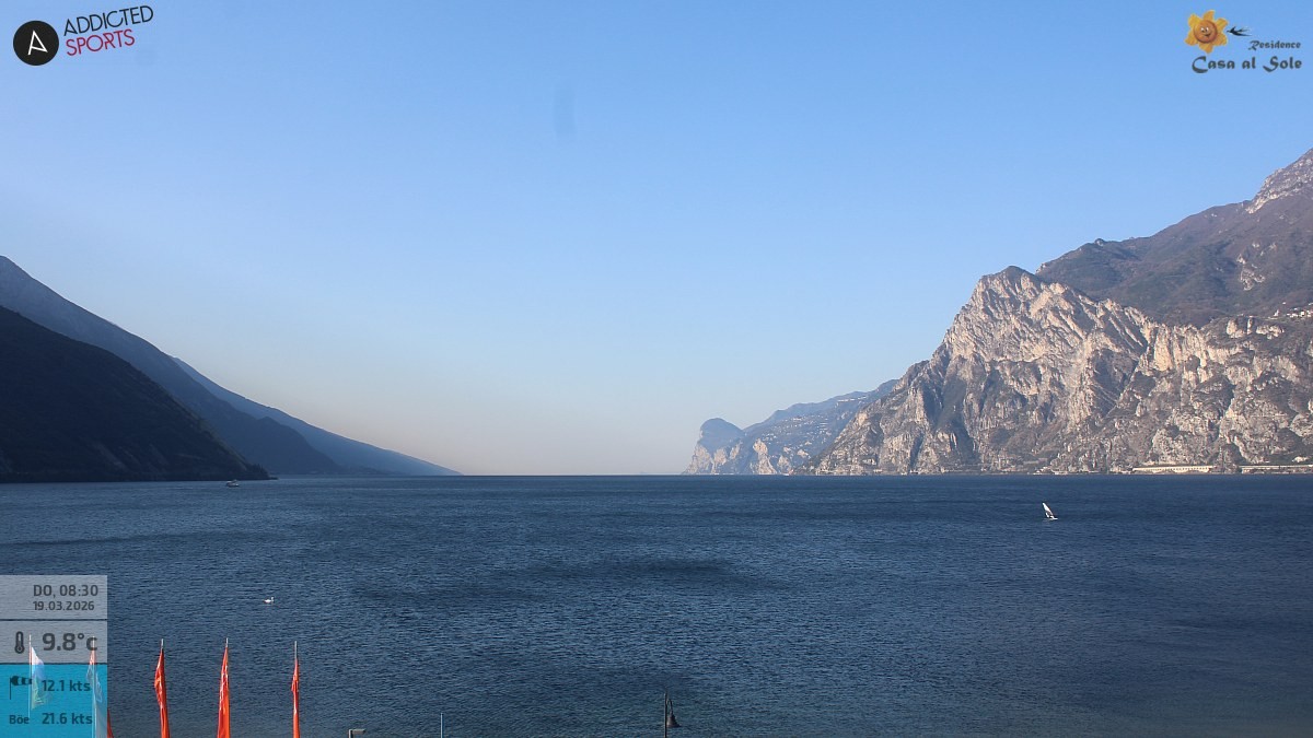 Archiv Foto Webcam Gardasee - Torbole