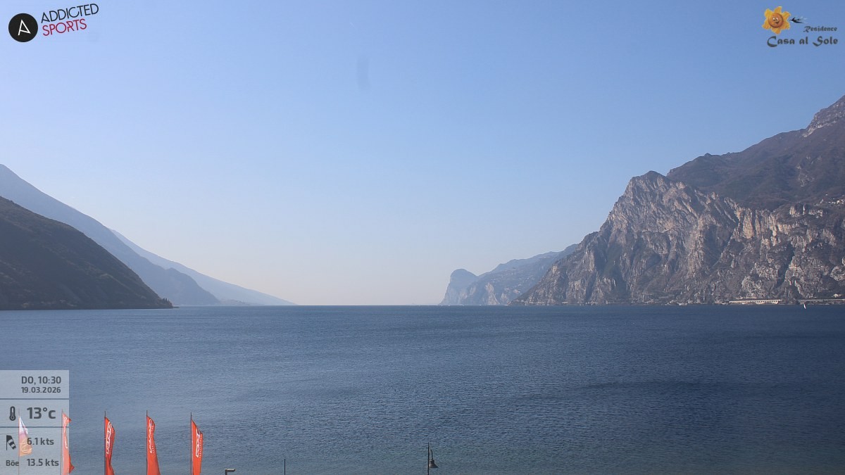 Archiv Foto Webcam Gardasee - Torbole