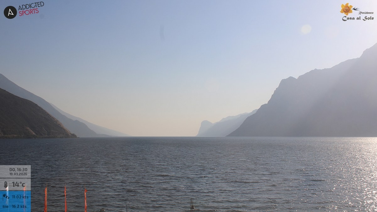 Archiv Foto Webcam Gardasee - Torbole