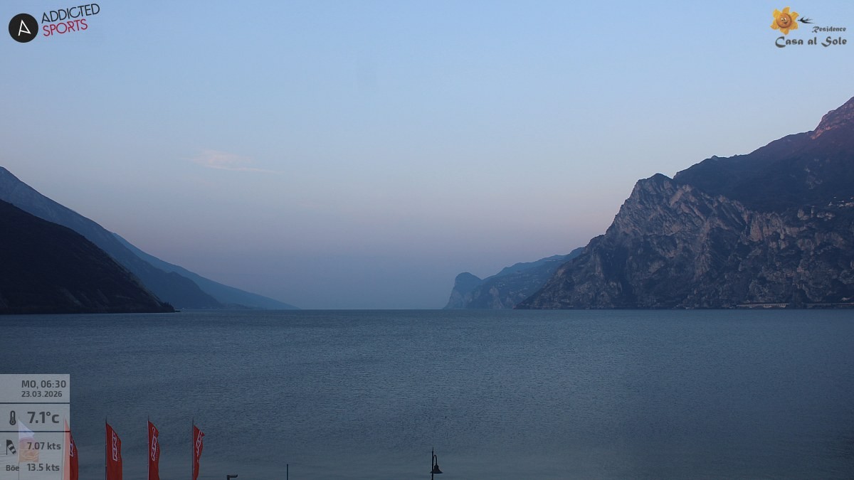 Archived image Webcam Lake Garda: Torbole