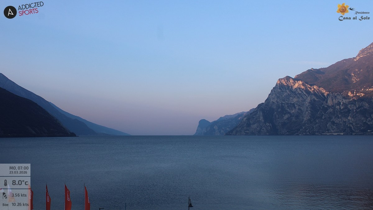Archived image Webcam Lake Garda: Torbole