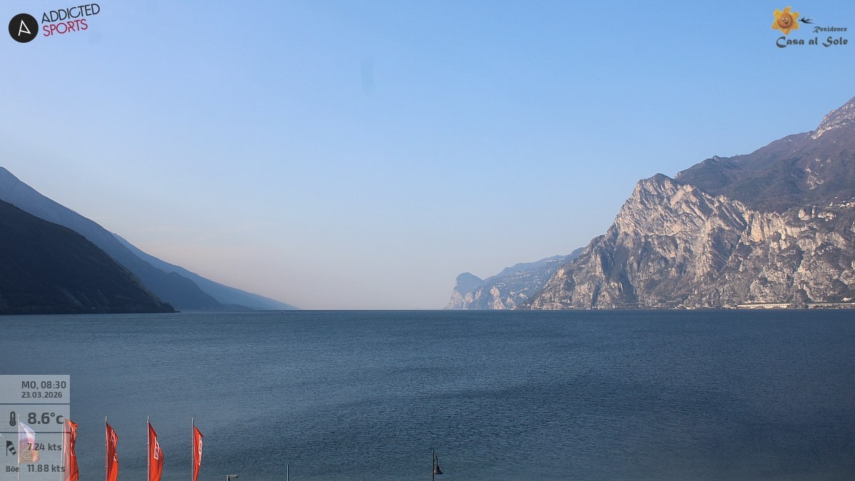 Archived image Webcam Lake Garda: Torbole