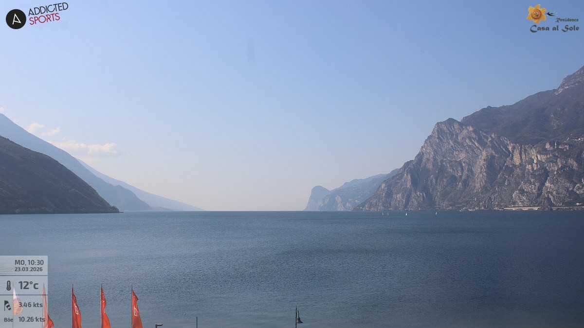 Archived image Webcam Lake Garda: Torbole