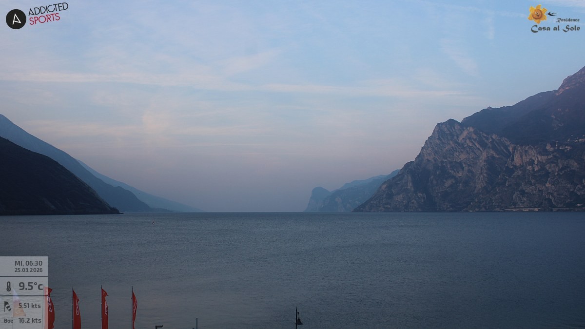 Archiv Foto Webcam Gardasee - Torbole