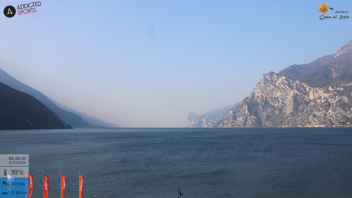 Archiv Foto Webcam Gardasee - Torbole