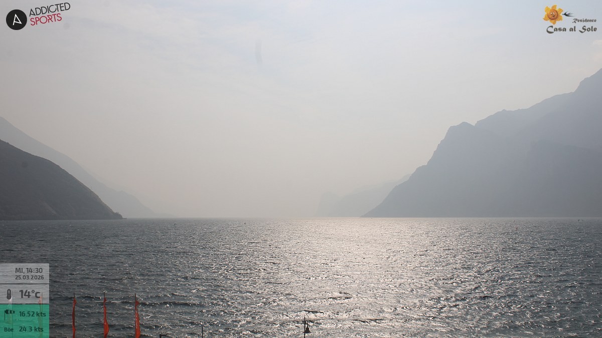 Archiv Foto Webcam Gardasee - Torbole