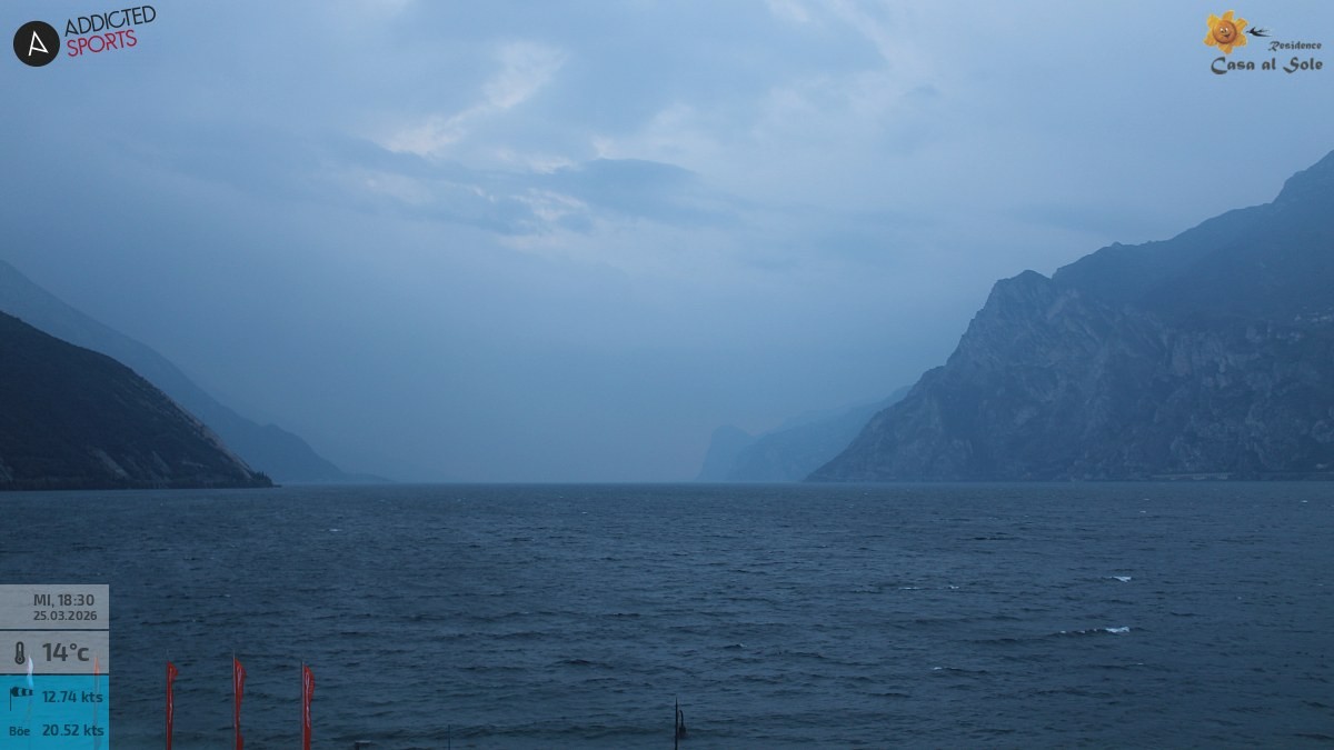 Archiv Foto Webcam Gardasee - Torbole