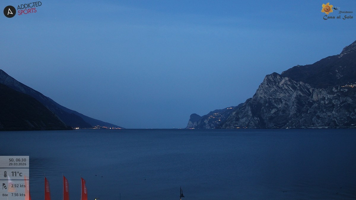 Archiv Foto Webcam Gardasee - Torbole