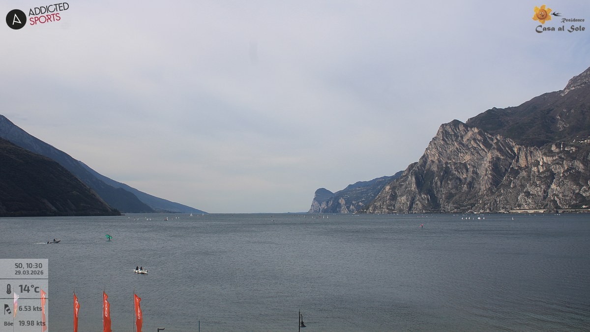 Archiv Foto Webcam Gardasee - Torbole