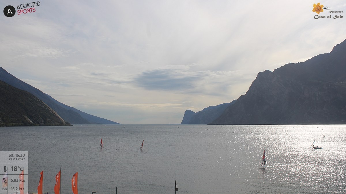 Archiv Foto Webcam Gardasee - Torbole