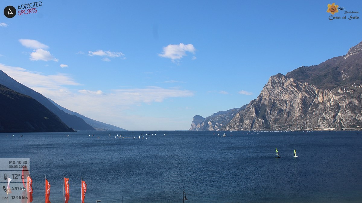 Archiv Foto Webcam Gardasee - Torbole