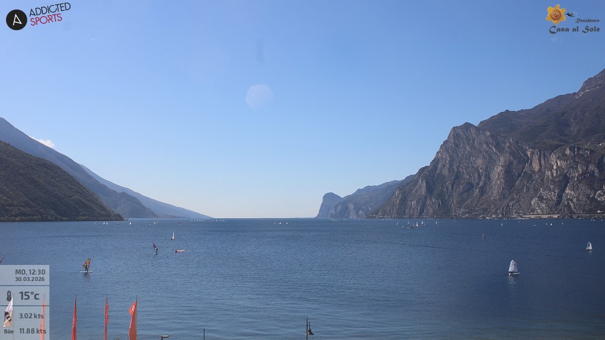 Archiv Foto Webcam Gardasee - Torbole