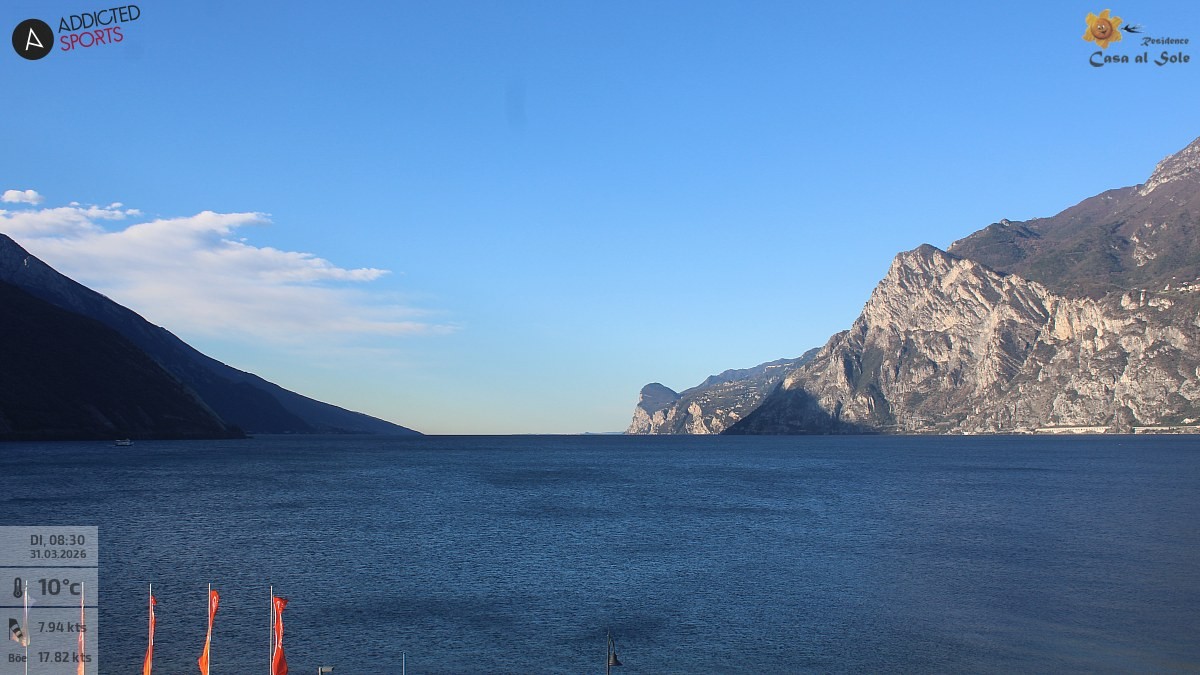 Archiv Foto Webcam Gardasee - Torbole