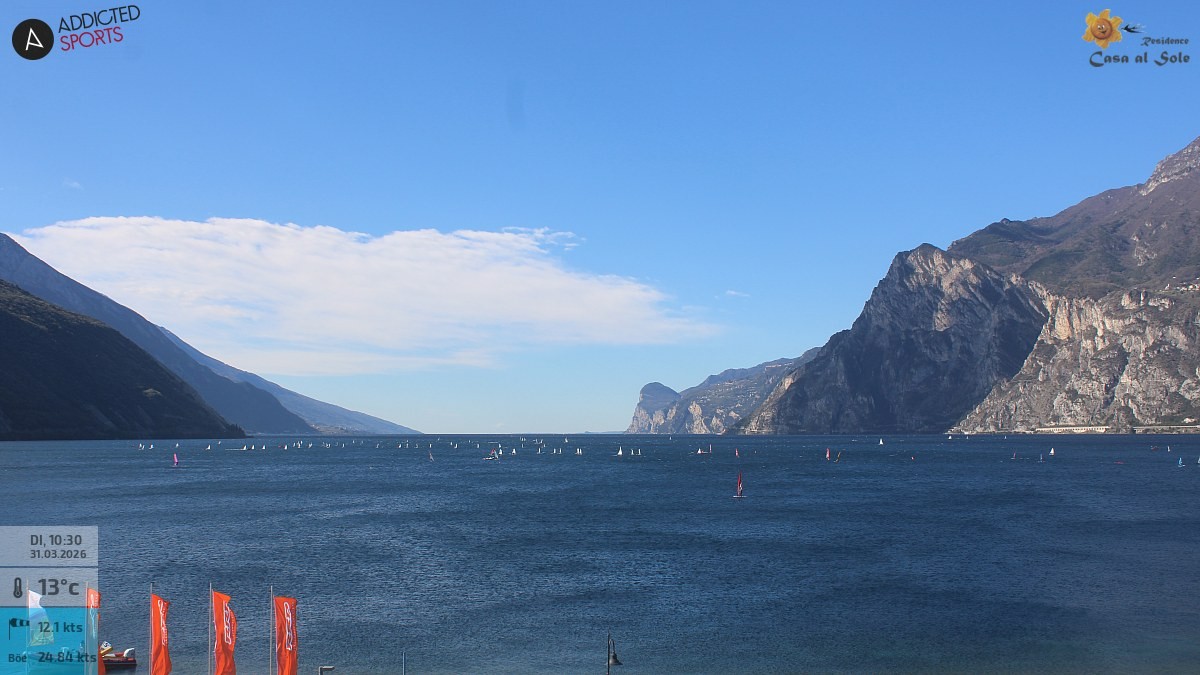 Archiv Foto Webcam Gardasee - Torbole
