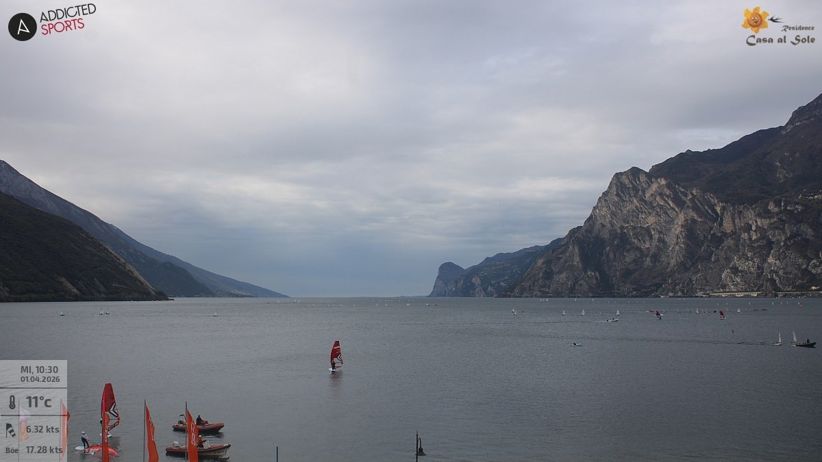 Archiv Foto Webcam Gardasee - Torbole