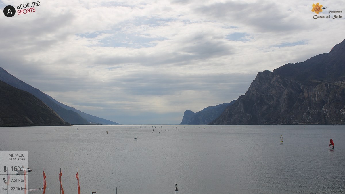 Archiv Foto Webcam Gardasee - Torbole