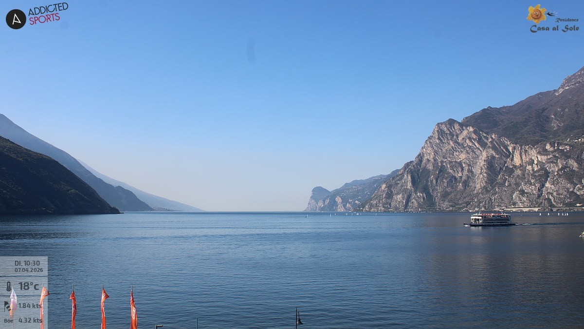 Archiv Foto Webcam Gardasee - Torbole