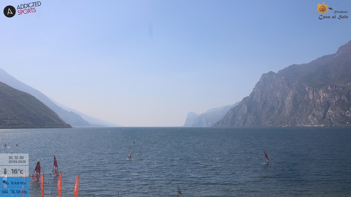 Archiv Foto Webcam Gardasee - Torbole