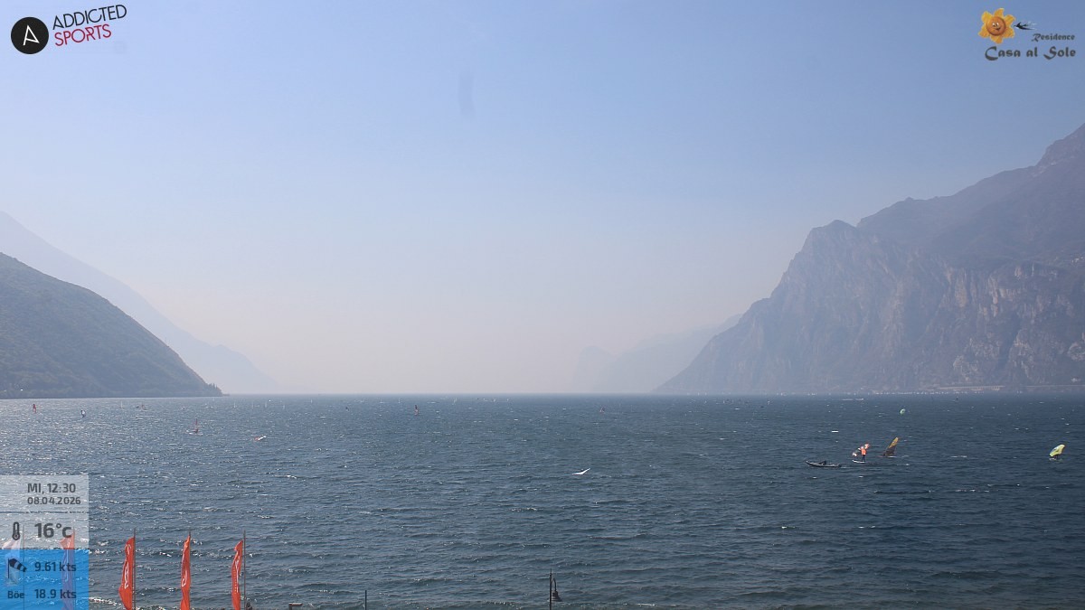 Archiv Foto Webcam Gardasee - Torbole