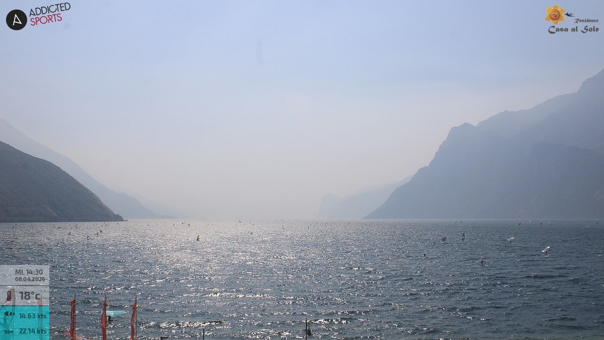 Archiv Foto Webcam Gardasee - Torbole
