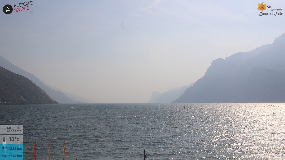 Archiv Foto Webcam Gardasee - Torbole