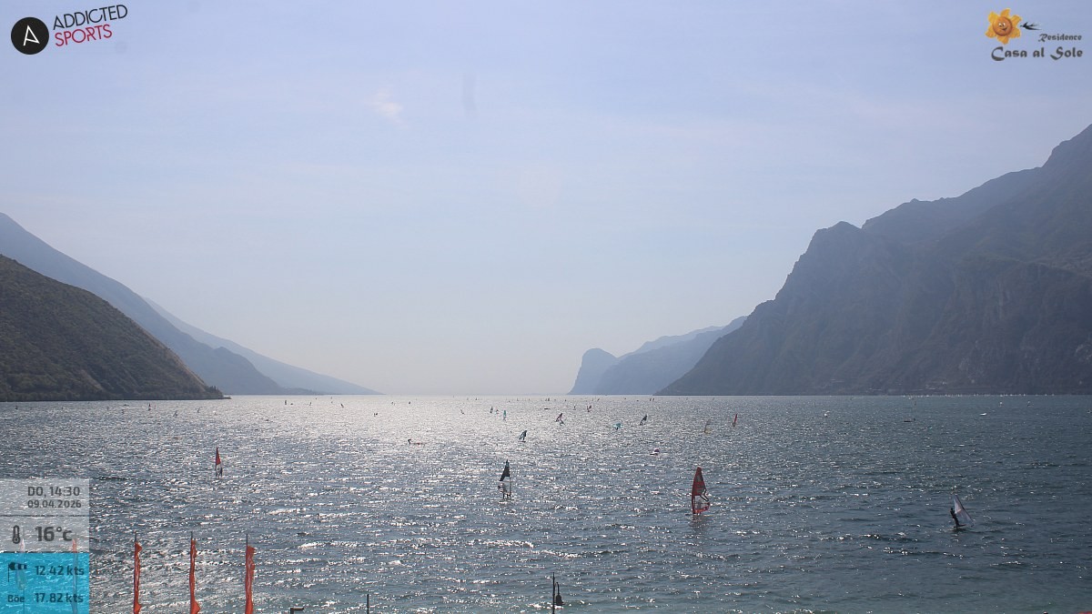 Archiv Foto Webcam Gardasee - Torbole