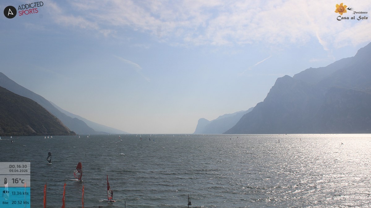 Archiv Foto Webcam Gardasee - Torbole