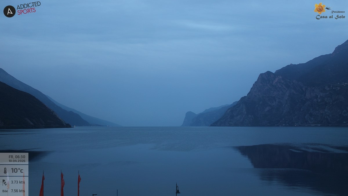 Archived image Webcam Lake Garda: Torbole