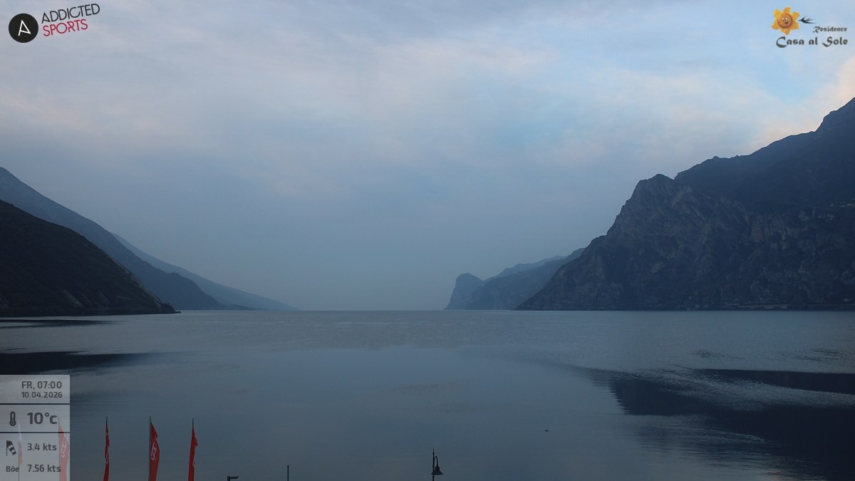 Archived image Webcam Lake Garda: Torbole