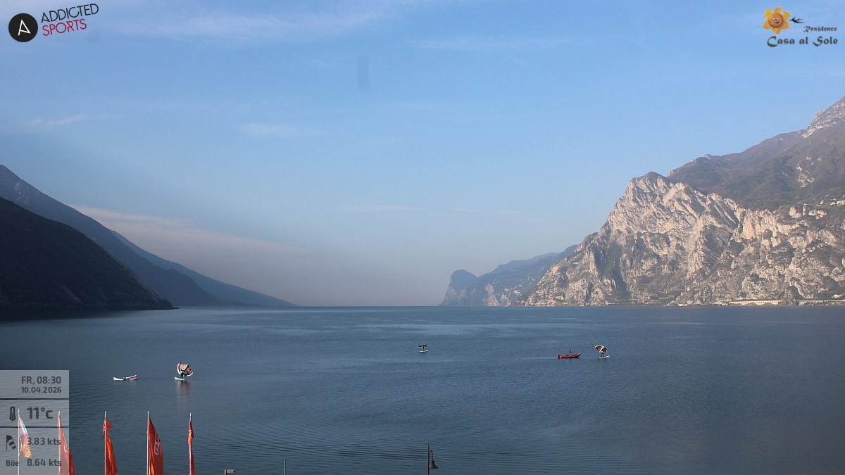 Archived image Webcam Lake Garda: Torbole