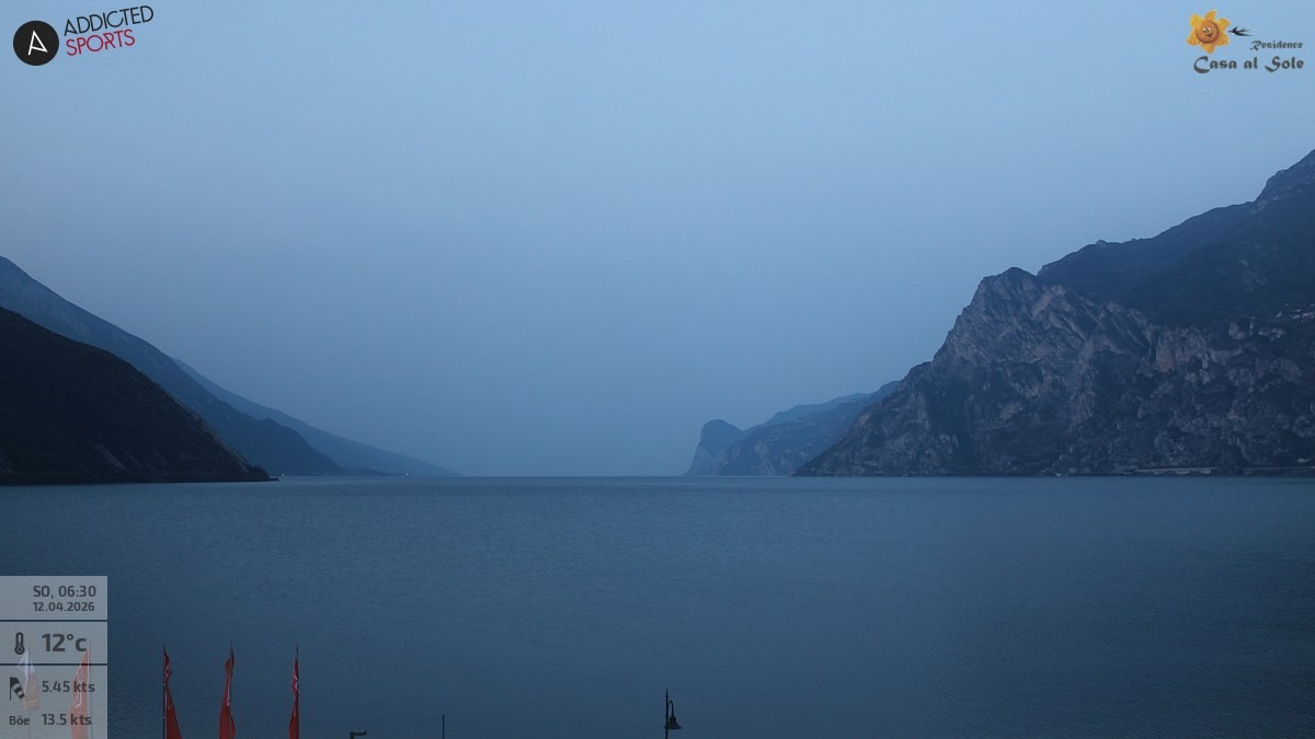 Archived image Webcam Lake Garda: Torbole