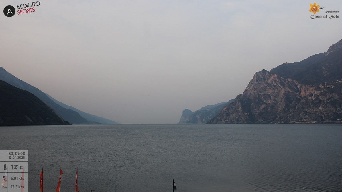 Archived image Webcam Lake Garda: Torbole