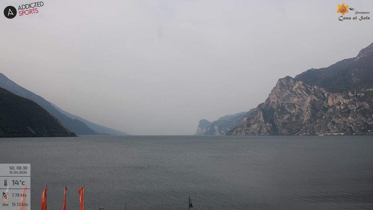 Archived image Webcam Lake Garda: Torbole