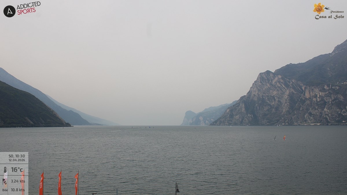 Archived image Webcam Lake Garda: Torbole