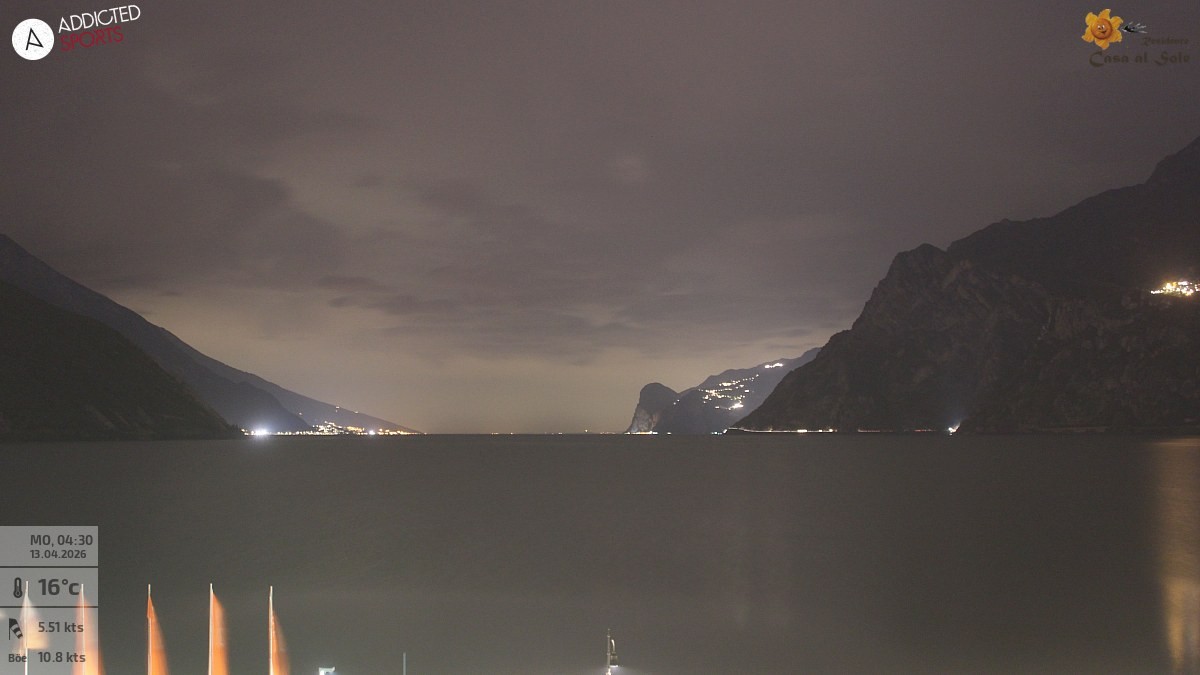 Archiv Foto Webcam Gardasee - Torbole