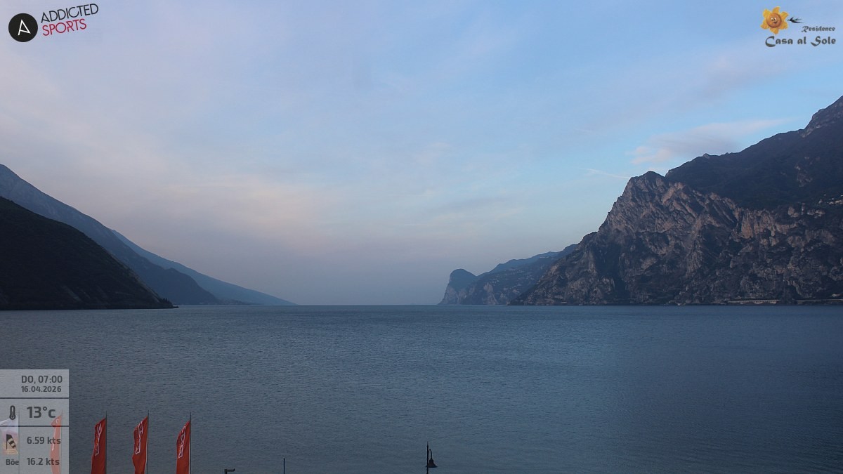 Archived image Webcam Lake Garda: Torbole