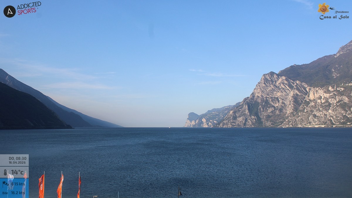 Archived image Webcam Lake Garda: Torbole