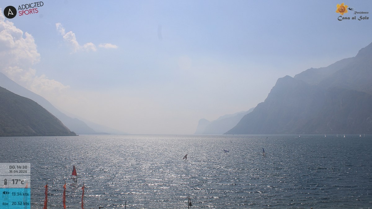 Archived image Webcam Lake Garda: Torbole